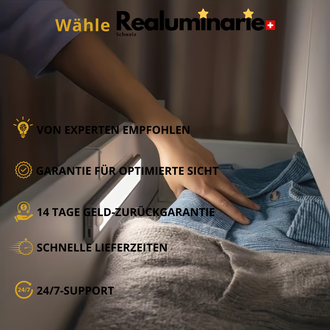 Realuminarie LEDs mit Bewegungssensor