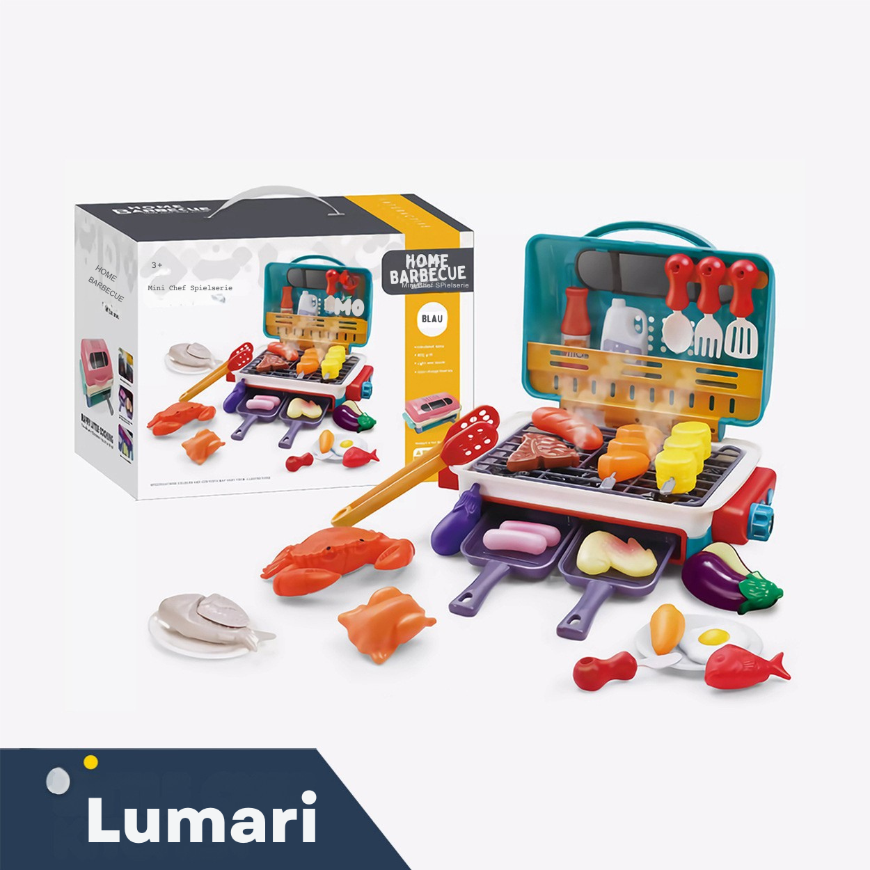 Spielzeug-Grillofen mit simuliertem Sprühnebel