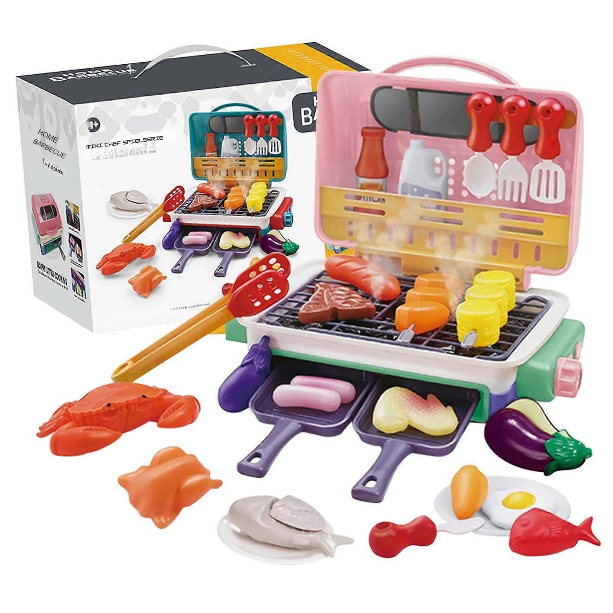 Spielzeug-Grillofen mit simuliertem Sprühnebel