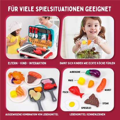 Spielzeug-Grillofen mit simuliertem Sprühnebel